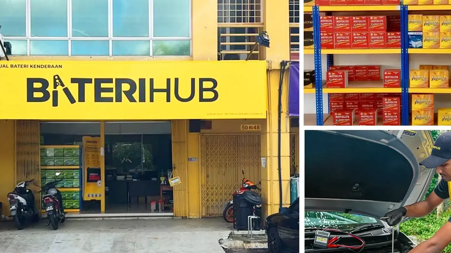 kedai bateri terbaik di daerah kota tinggi