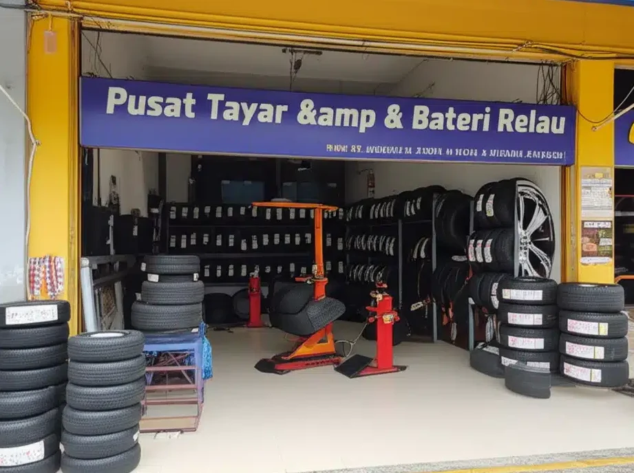 pusat tayar bateri yh speed